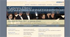 Desktop Screenshot of cameratadamici.org